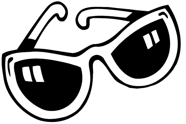 Sunglasses vinyl sticker. Customize on line. Optical and Watches 067-0105